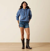 Ariat SS27 Womens Essential Hoodie Blue Heather