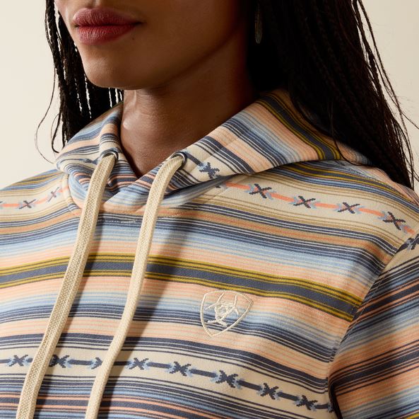 Ariat SS27 Womens Logo 2.0 Hoodie Multicolor Serape