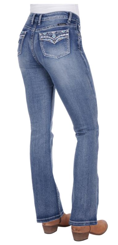 Pure Western SS25 Womens Jemma High Rise Boot Cut Jean