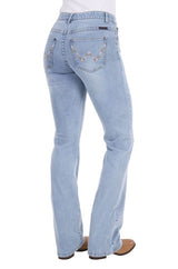 Wrangler SS27 Womens Verity Boot Cut Jean 34 Leg