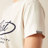 Ariat S25 Womens Rebar Cotton Strong Worldwide TShirt Moonbeam