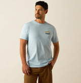 Ariat SS25 Mens Ogden Valley Badge TShirt