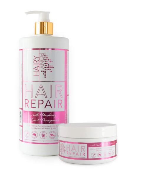 Hairy Pony Hair Repair Raspberry & Sweet Pomegrante