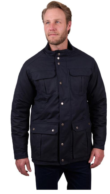Thomas Cook AW25 Mens Tarcutta Oilskin Jacket Navy