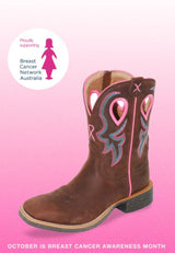 Twisted X SS25 Womens 9'' Pink Tech X2 Zip Boot