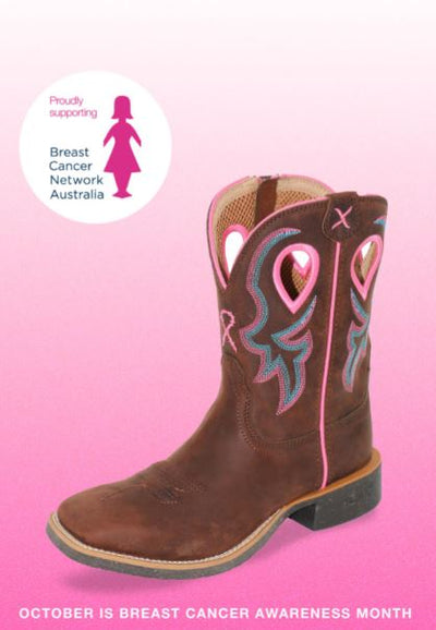 Twisted X SS25 Womens 9'' Pink Tech X2 Zip Boot
