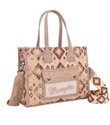 Wrangler AW26 Aztec Crossbody Tote Bag