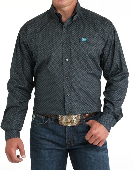 Cinch S53 Mens Classic Fit Charcoal Shirt