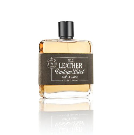 Tru Western Mens Leather #2 Vintage Label Small Batch Eau De Cologne 100ml