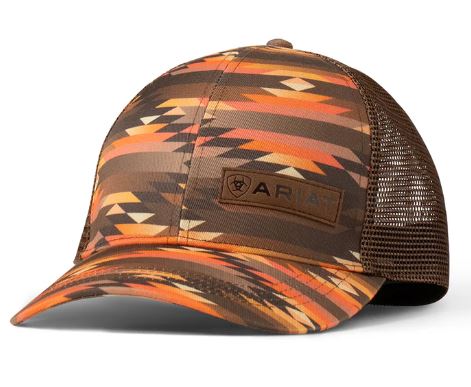 Ariat AW25 Womens Southwest Ponyflo Mesh Multi Velcro Back Cap