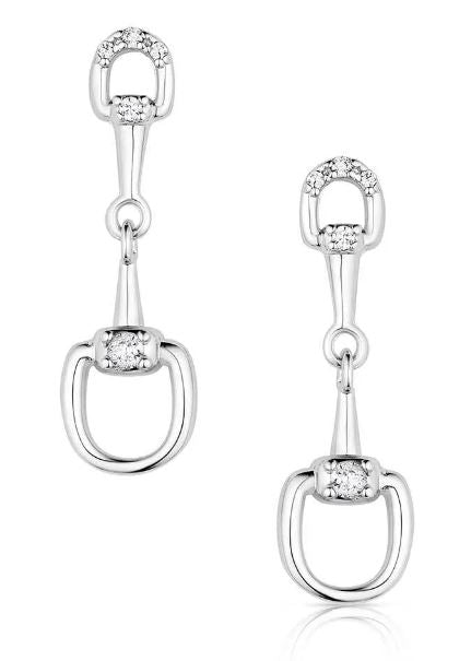 Montana Silversmiths Enjoy The Ride Earrings