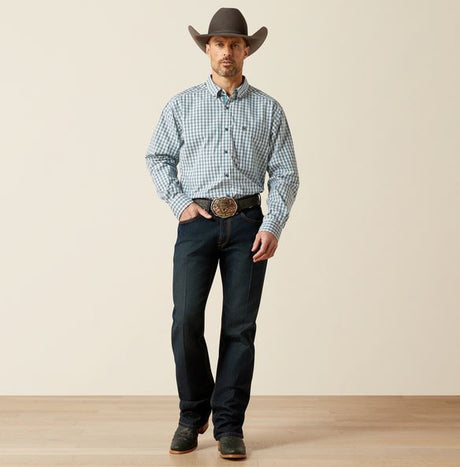 Ariat AW26 Mens Pro Series Townes Shirt Dark Teal
