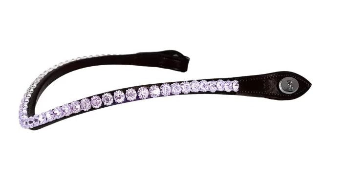 PS of Sweden SS26 Slim Browband Heather Liliac Full Black