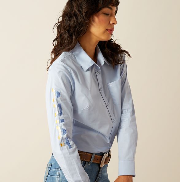 Ariat SS25 Womens Wrinkle Resist Team Kirby Stretch Shirt