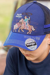 Wrangler SS27 Kids Abe Trucker Cap