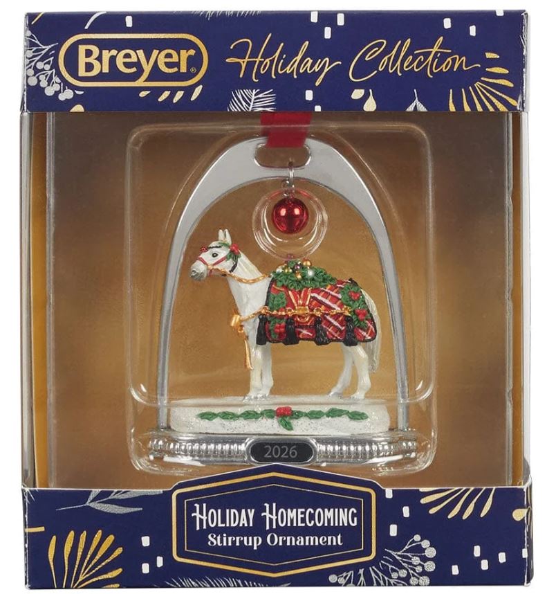Breyer Stablemates 2026 Stirrup Ornament Holiday Homecoming