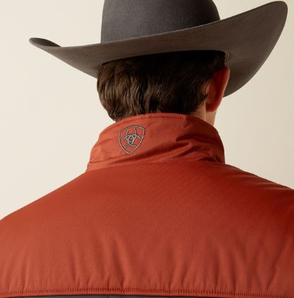 Ariat W26 Mens Crius Insulated Vest Smoked Paprika/Phantom