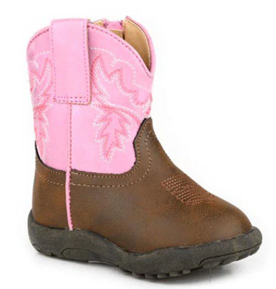 Roper SS26 Gretchen Boot Pink/Tan