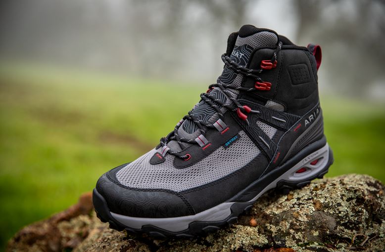 Ariat AW26 Mens Traverse Mid H20 Black/Grey