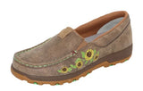Twisted X SS25 Womens Sunflower Cell Slipon