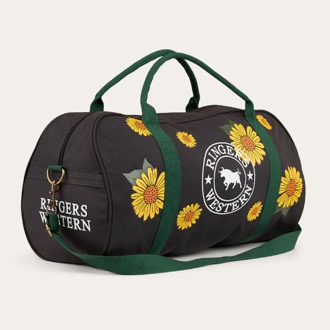 Ringers Western Limited Edition Sunflowers Gundagai Duffle Bag - Black / Multi