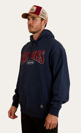 Ringers western Mens Daylesford Australian Cotton Fleece - Navy/White