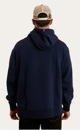 Ringers western Mens Daylesford Australian Cotton Fleece - Navy/White
