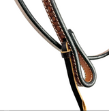 Ezy Ride Bridle with Stamping -Chestnut