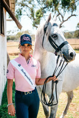 Hitchley and Harrow Equestrian Collection - Baby Pink Polo