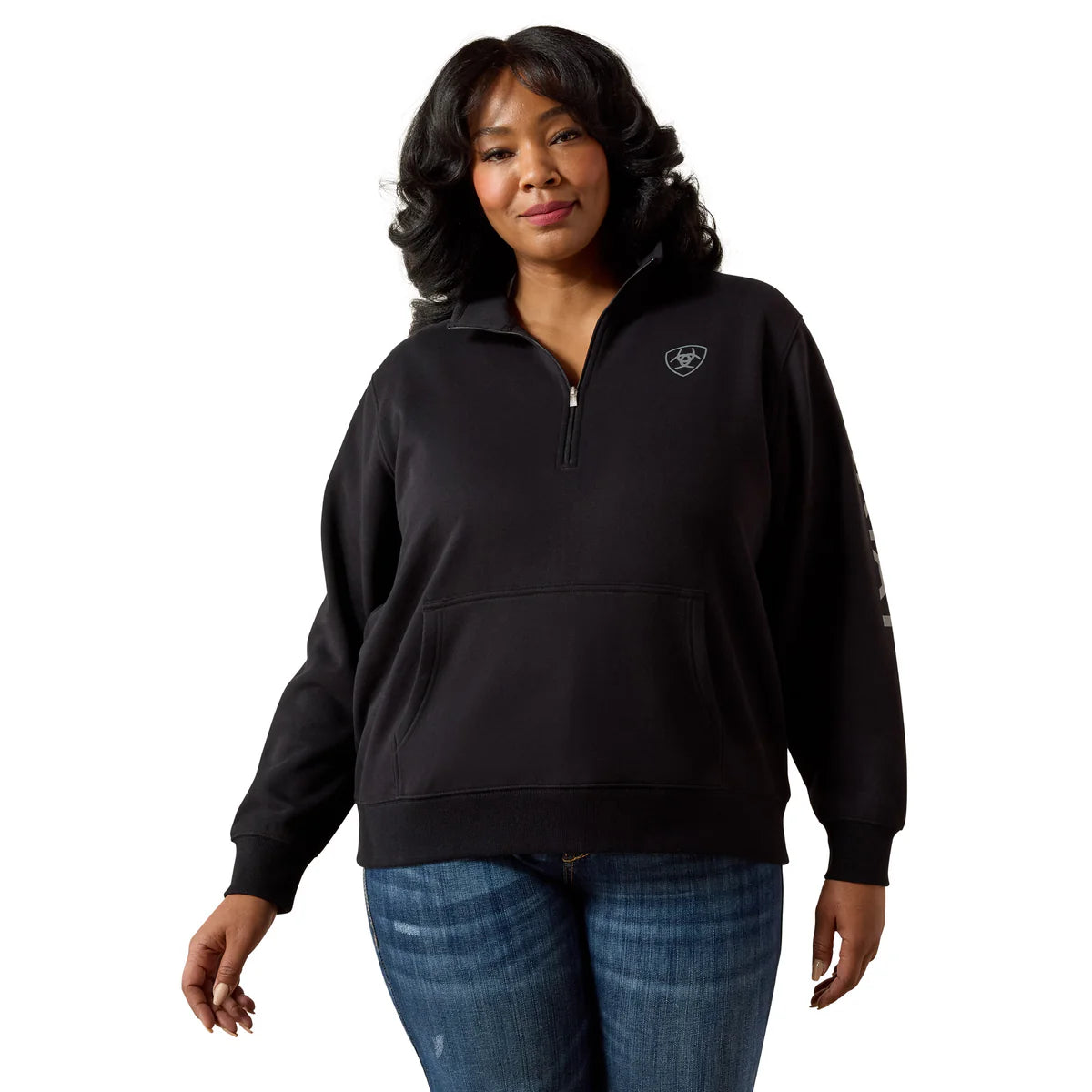 Ariat Foundation Logo 1/2 Zip Sweatshirt