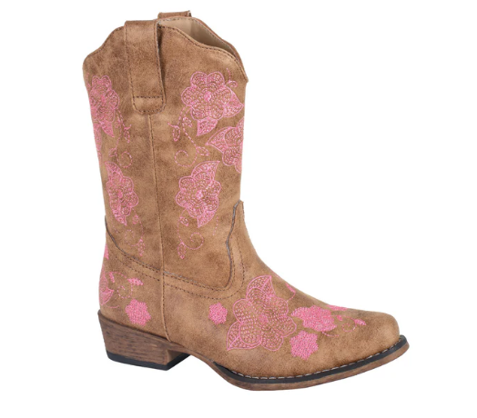 Roper AW26 Kids Riley Flower Boots