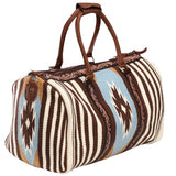 Fort Worth Saddle Blanket Duffle Bag - Vintage Blue