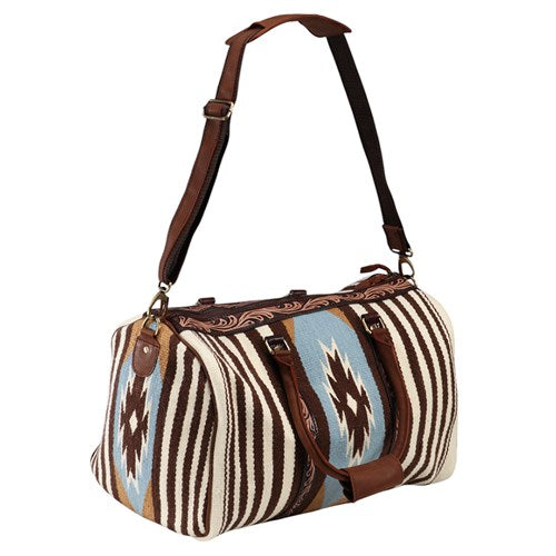 Fort Worth Saddle Blanket Duffle Bag - Vintage Blue