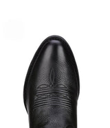 Ariat Womens Heritage Western R Toe- Black Deertan