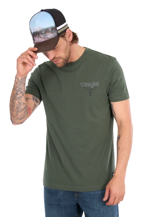 Wrangler SS27 Jay  SS Tee  Cypress