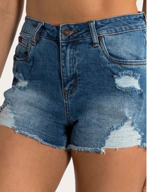 Ringers Western Jessie Women's Mid-Rise Short True Blue