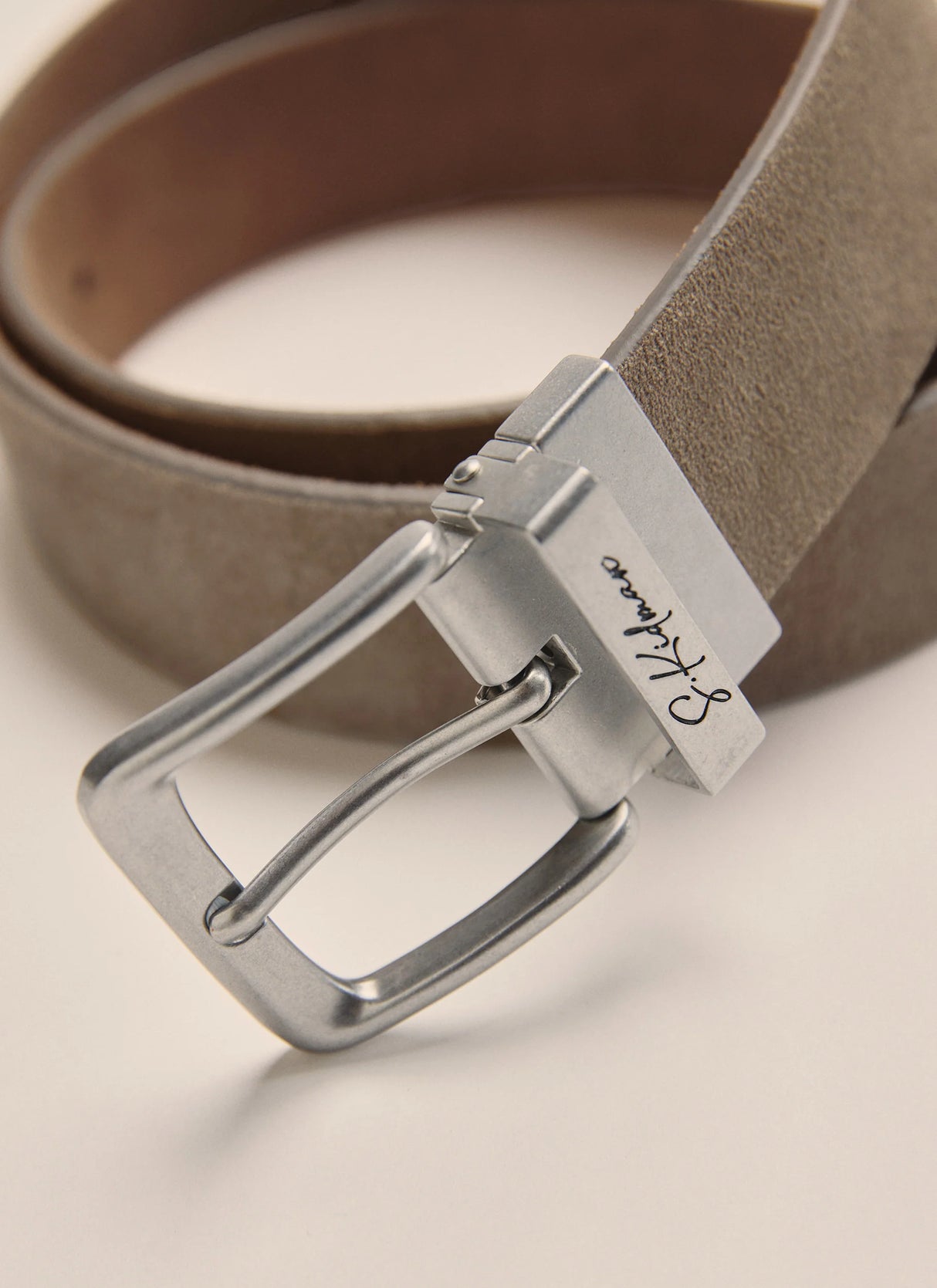 S.Kidman Sundown Leather Belt - Mushroom