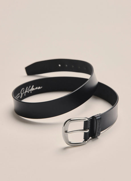 S.Kidman Roebuck Leather Belt - Black