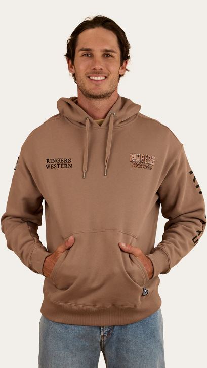 Ringers Western KNX Unisex Oversized Hoodie Camel