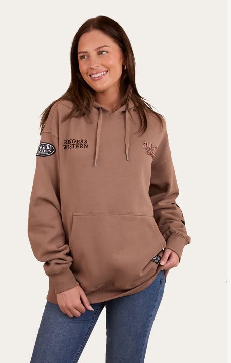 Ringers Western KNX Unisex Oversized Hoodie Camel