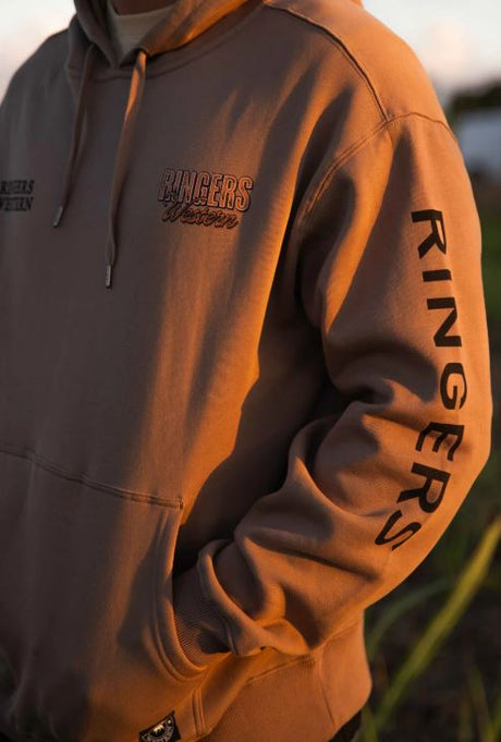 Ringers Western KNX Unisex Oversized Hoodie Camel