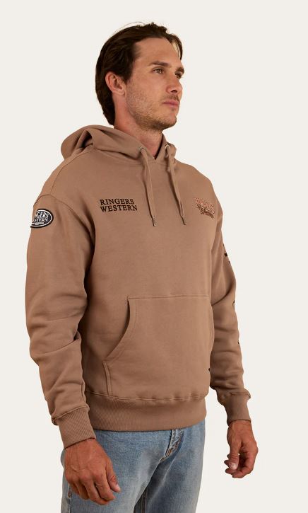 Ringers Western KNX Unisex Oversized Hoodie Camel