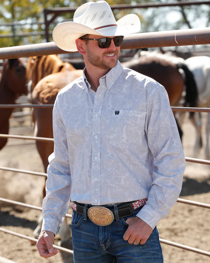 Cinch Men's Classic Fit Button-Down Western Shirt