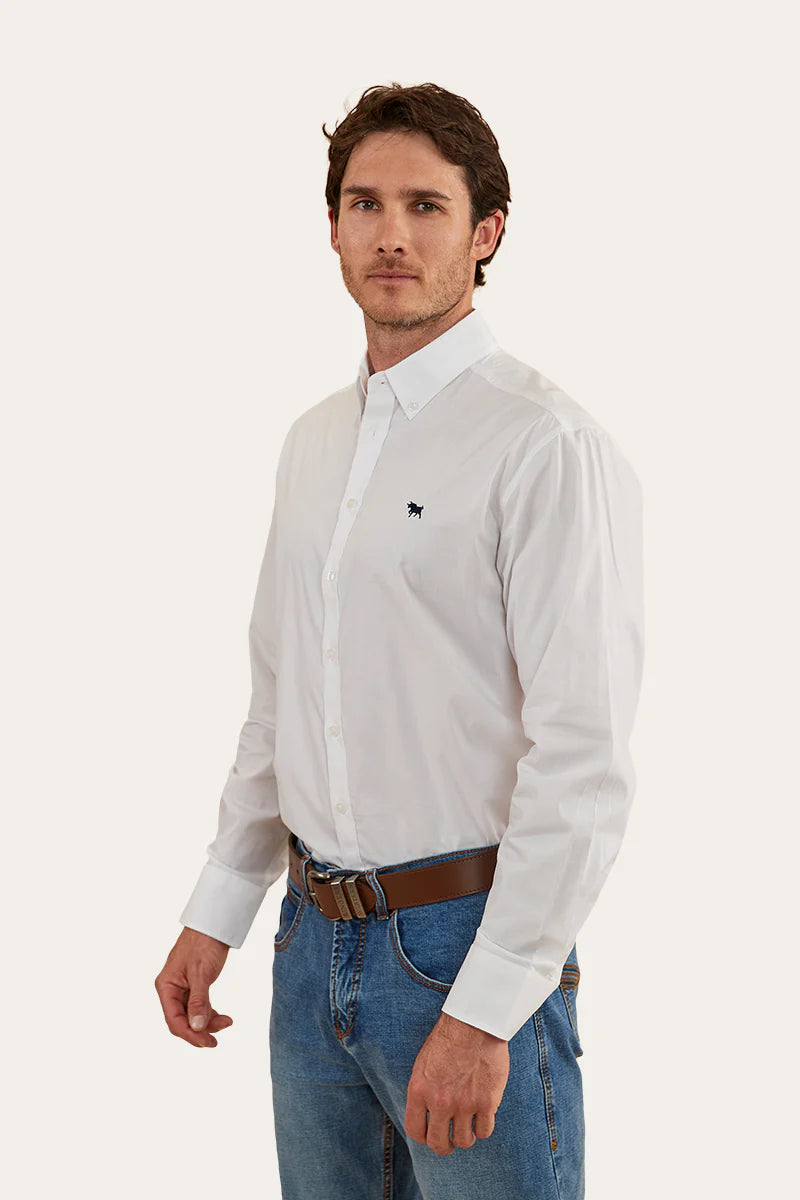 Ringers Western Longreach Mens Plain Dress Shirt