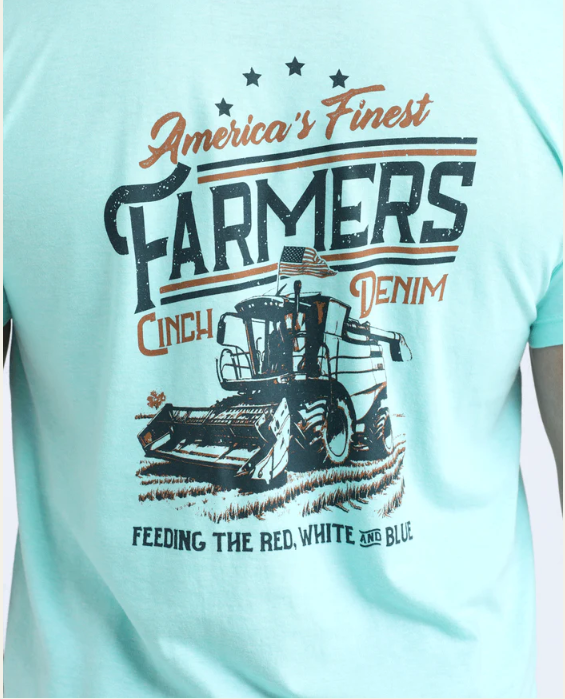 Cinch S54 Men's Mint Graphic Tee