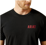 Ariat SS26 Mens NAB Mountain SS Tee Black