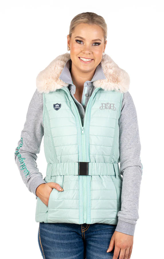 Hitchley and Harrow Ladies Mint Green Vest