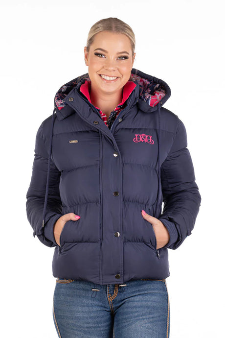 Hitchley and Harrow Navy Puffer Jacket