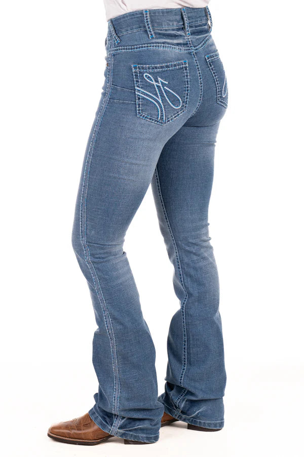 Hitchley and Harrow SR2222 Baby Blue Stitch Jeans