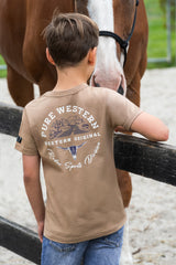 Pure Western SS27 Boys Craig SS Tee Sand